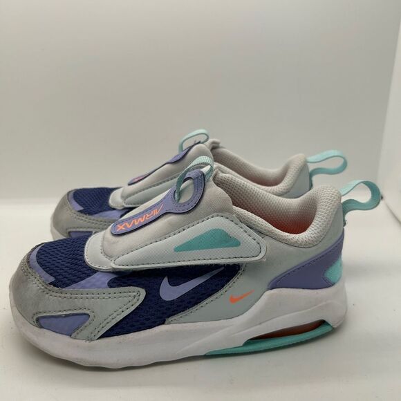 Infant Nike Air Max 90 LTR SE 2 White Purple Dust Size 10C Sneakers CW1629-500 - Picture 4 of 6